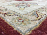 Indian Rug Hand Knotted Oriental Rug Peshawar Large Rug 6'8X9'8