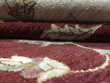 Indian Rug Hand Knotted Oriental Rug Peshawar Large Rug 6'8X9'8