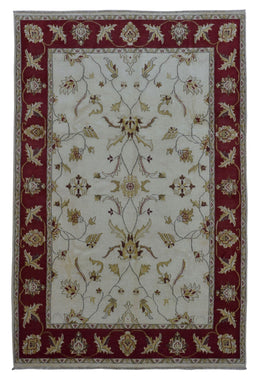 Fine Peshawar Oriental Area Rug 6'x8'10