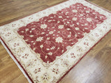 Indian Rug Hand Knotted Oriental Rug Peshawar Oriental Rug 5'X8'6