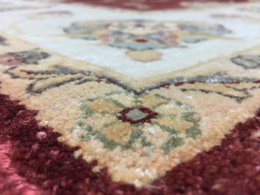Indian Rug Hand Knotted Oriental Rug Peshawar Oriental Rug 6'7X9'6