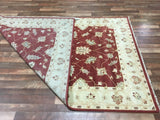 Indian Rug Hand Knotted Oriental Rug Peshawar Oriental Small Area Rug 5'5x8'5