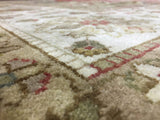 Indian Rug Hand Knotted Oriental Rug Rare Fine Paeh Garden Oriental with Silk Rug 8'1x9'10