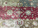 Indian Rug Hand Knotted Oriental Rug Rare Fine Paeh Garden Oriental with Silk Rug 8'1x9'10