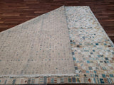 Indian Rug Hand Knotted Oriental Rug Rare Modern Silk Gabbeh Oriental Area Rug 8'x9'10