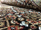 Indian Rug Hand Knotted Oriental Rug Round Mahi Tabriz Oriental Rug With Silk 8'2x8'2