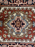 Indian Rug Hand Knotted Oriental Rug Serapi Oriental Area Rug 2'1X2'11