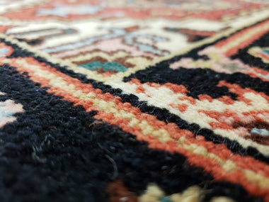 Indian Rug Hand Knotted Oriental Rug Serapi Oriental Area Rug 2'X2'11