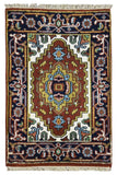 Indian Rug Hand Knotted Oriental Rug Serapi Oriental Area Rug 2'X3'2