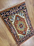 Indian Rug Hand Knotted Oriental Rug Serapi Oriental Area Rug 2'X3'2