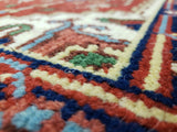 Indian Rug Hand Knotted Oriental Rug Serapi Oriental Area Rug 2'X4'