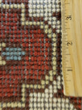 Indian Rug Hand Knotted Oriental Rug Serapi Oriental Area Rug 2'X4'