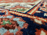 Indian Rug Hand Knotted Oriental Rug Serapi Oriental Rug 2'1X4'1