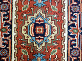 Indian Rug Hand Knotted Oriental Rug Serapi Oriental Rug 2'1X4'