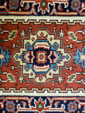 Indian Rug Hand Knotted Oriental Rug Serapi Oriental Rug 2'2X4'