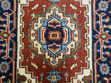 Indian Rug Hand Knotted Oriental Rug Serapi Oriental Rug 2'X3'1