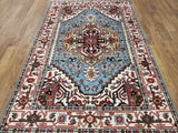 Indian Rug Hand Knotted Oriental Rug Serapi Oriental Rug 5'1X7'11