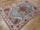 Indian Rug Hand Knotted Oriental Rug Serapi Oriental Rug 5'1X7'11