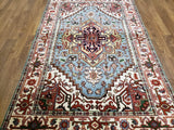 Indian Rug Hand Knotted Oriental Rug Serapi Oriental Rug 5'1X7'11