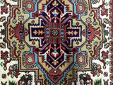 Indian Rug Hand Knotted Oriental Rug Serapi Oriental Runner Rug 4'11x7'11