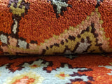 Indian Rug Hand Knotted Oriental Rug Serapi Round Oriental Rug 4'1X4'1