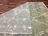 Indian Rug Hand Knotted Oriental Rug Turkish Knot Oushak Oriental Area Rug 8'1X10'