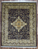 Very Fine Large Silk Tabriz Oriental Rug 7'8X9'7