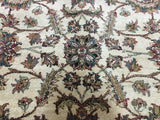 Indian Rug Hand Knotted Oriental Rug Very Fine Large Tabriz Oriental Rug 8'X10'
