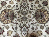 Indian Rug Hand Knotted Oriental Rug Very Fine Large Tabriz Oriental Rug 8'X10'
