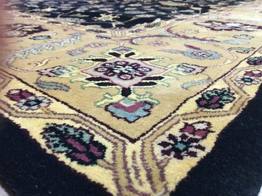 Indian Rug Hand Knotted Oriental Rug Very Fine Large Tabriz Oriental Rug 8'X10'
