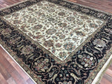 Indian Rug Hand Knotted Oriental Rug Very Fine Large Tabriz Oriental Rug 8'X10'