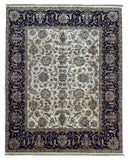 Indian Rug Hand Knotted Oriental Rug Very Fine Large Tabriz Oriental Rug 8'X10'