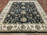 Indian Rug Hand Knotted Oriental Rug Very Fine Large Tabriz Oriental Rug 8'X10'