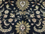Indian Rug Hand Knotted Oriental Rug Very Fine Large Tabriz Oriental Rug 8'X10'