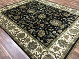 Indian Rug Hand Knotted Oriental Rug Very Fine Large Tabriz Oriental Rug 8'X10'