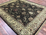 Indian Rug Hand Knotted Oriental Rug Very Fine Large Tabriz Oriental Rug 8'x10'