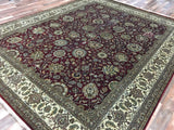Indian Rug Hand Knotted Oriental Rug Very Fine Mahal Oriental Area Rug 8' x 10'