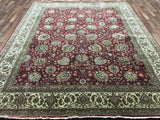 Indian Rug Hand Knotted Oriental Rug Very Fine Mahal Oriental Area Rug 8' x 10'