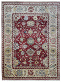 Indian Rug Hand Knotted Oriental Rug Very Fine Mahal Oriental Area Rug 9' x 12'1