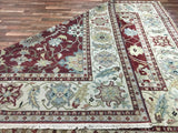 Indian Rug Hand Knotted Oriental Rug Very Fine Mahal Oriental Area Rug 9' x 12'1