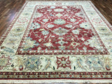 Indian Rug Hand Knotted Oriental Rug Very Fine Mahal Oriental Area Rug 9' x 12'1