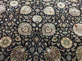 Indian Rug Hand Knotted Oriental Rug Very Fine Mahal Oriental Area Rug 9' x 12'