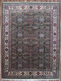 Indian Rug Hand Knotted Oriental Rug Very Fine Mahal Oriental Rug 9' x 11'1