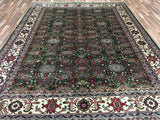 Indian Rug Hand Knotted Oriental Rug Very Fine Mahal Oriental Rug 9' x 11'1