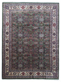 Indian Rug Hand Knotted Oriental Rug Very Fine Mahal Oriental Rug 9' x 11'1