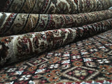 Indian Rug Hand Knotted Oriental Rug Very Fine Mahi Tabriz Oriental Rug With Silk 8'X10'