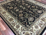 Indian Rug Hand Knotted Oriental Rug Very Fine Oriental Tabriz Rug 8'x10'