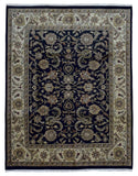 Indian Rug Hand Knotted Oriental Rug Very Fine Oriental Tabriz Rug 8'x10'