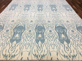 Indian Rug Hand Knotted Oriental Rug Very Fine Oushak Turkish Knot Oriental Area Rug 8'2X10'
