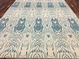 Indian Rug Hand Knotted Oriental Rug Very Fine Oushak Turkish Knot Oriental Area Rug 8'2X10'
